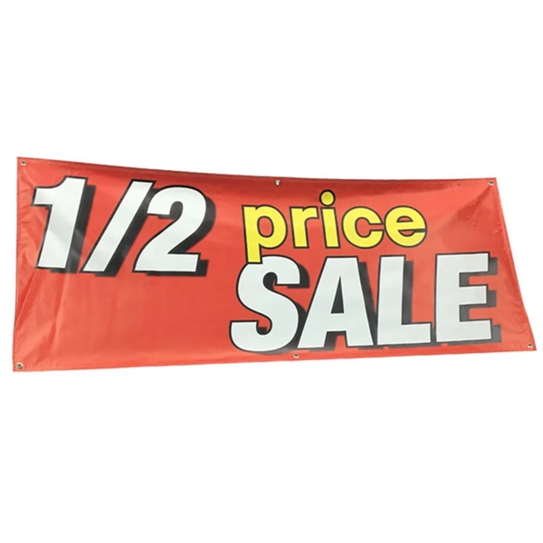 9.8' x 1.6' Outdoor Signs Banner - 9.8' x 1.6' Outdoor Signs Banner - Image 2 of 2