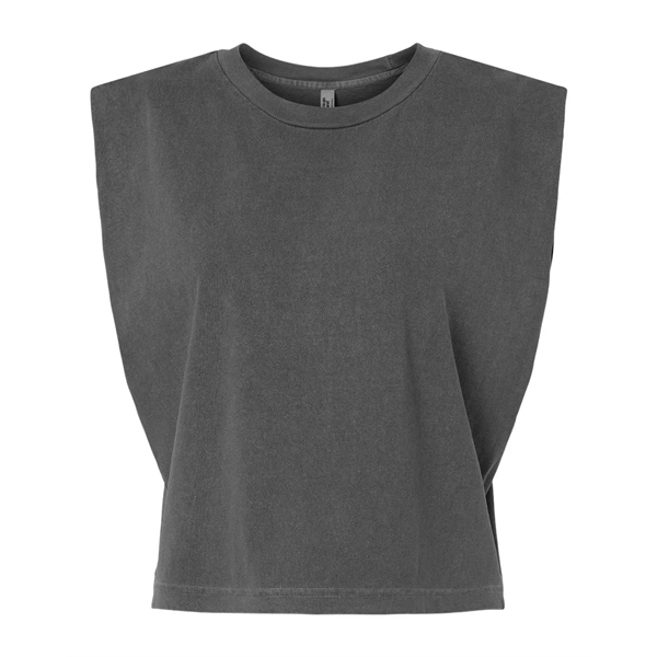 American Apparel Garment-Dyed Women's Heavyweight Muscle Tee - American Apparel Garment-Dyed Women's Heavyweight Muscle Tee - Image 9 of 12