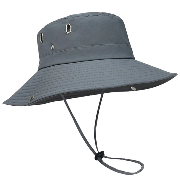 Foldable Wide Brim Sun Hats - Foldable Wide Brim Sun Hats - Image 1 of 4