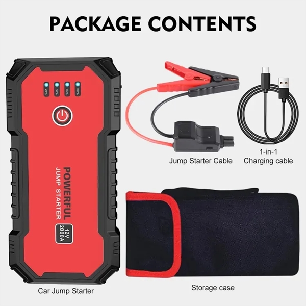 Portable Powerful Car Jump Starter Power Bank 14000mAh - Portable Powerful Car Jump Starter Power Bank 14000mAh - Image 6 of 6