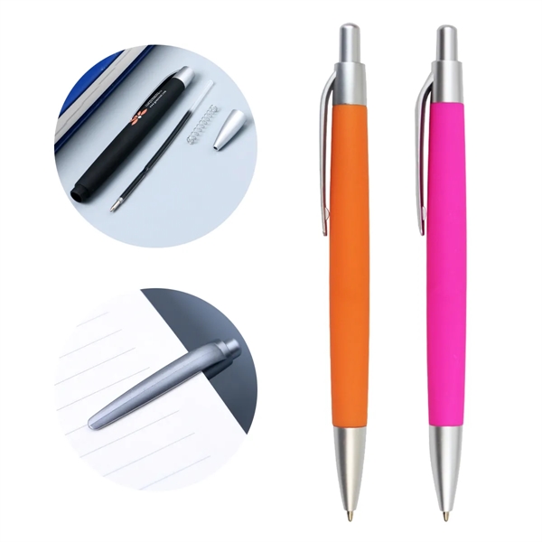 Classic Colorful Ballpoint Click Pen - Classic Colorful Ballpoint Click Pen - Image 2 of 2