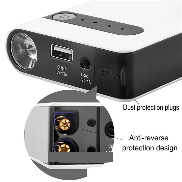 7800mAh Portable Auto Jump Starter Power Bank - 7800mAh Portable Auto Jump Starter Power Bank - Image 2 of 5