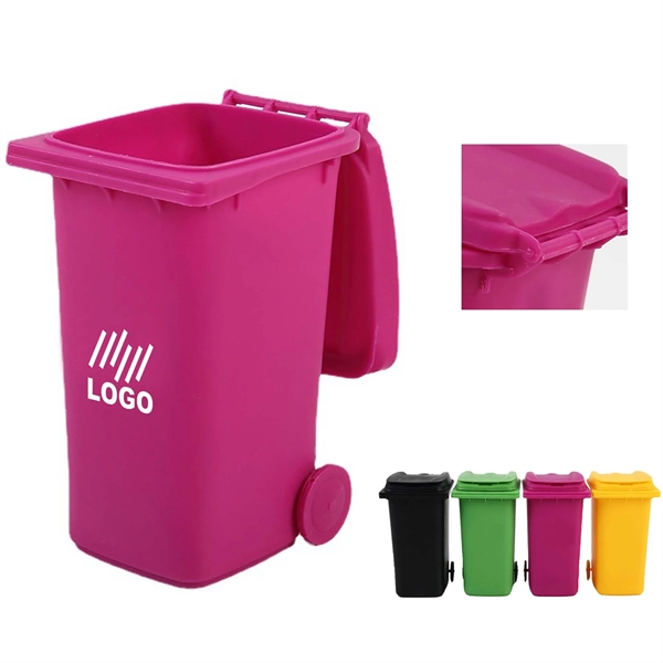 Mini Trash Bin Desktop Pen Holder - Mini Trash Bin Desktop Pen Holder - Image 0 of 1