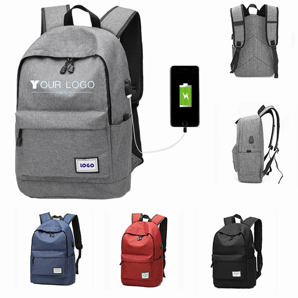 Youth Travel USB Charging Backpack - Youth Travel USB Charging Backpack - Image 0 of 4