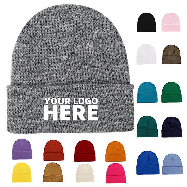 Soft Knit Cuffed Beanie Hat - Soft Knit Cuffed Beanie Hat - Image 0 of 1