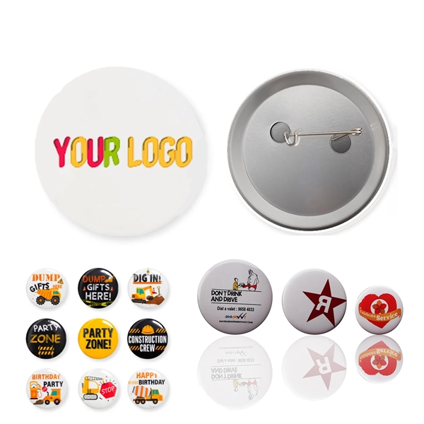 Round Shape Tin Badges - Round Shape Tin Badges - Image 0 of 1