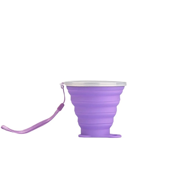 9 OZ Silicone Collapsible Water Cup - 9 OZ Silicone Collapsible Water Cup - Image 2 of 2