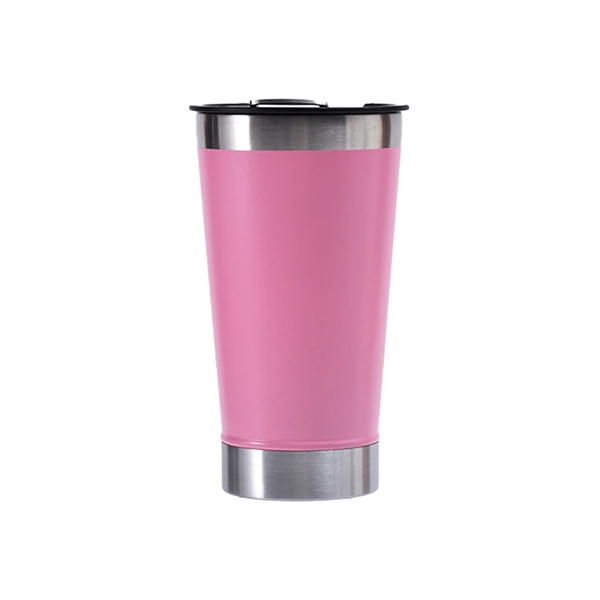 Stainless Steel Beer Mug With Built In Bottle Opener - Stainless Steel Beer Mug With Built In Bottle Opener - Image 7 of 8