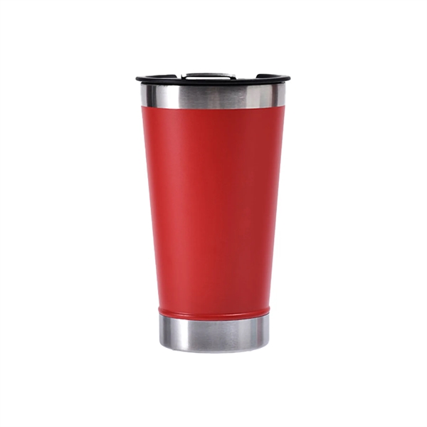 Stainless Steel Beer Mug With Built In Bottle Opener - Stainless Steel Beer Mug With Built In Bottle Opener - Image 3 of 8