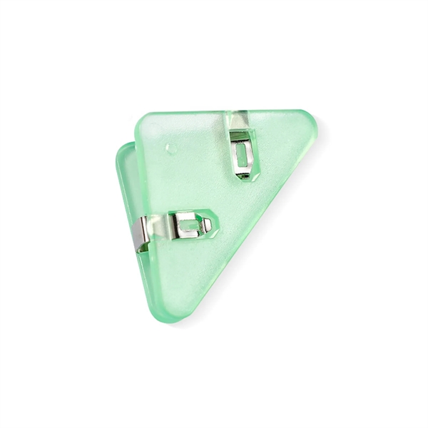 Triangular Transparent File Corner Clip - Triangular Transparent File Corner Clip - Image 5 of 7
