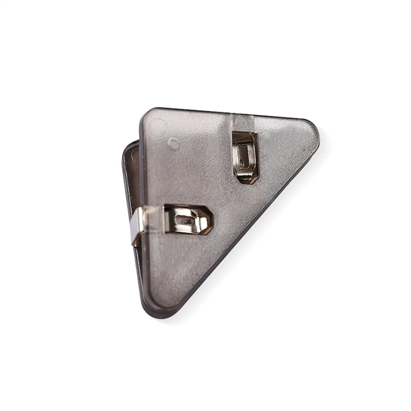 Triangular Transparent File Corner Clip - Triangular Transparent File Corner Clip - Image 3 of 7