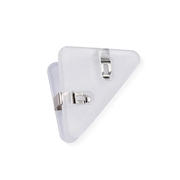 Triangular Transparent File Corner Clip - Triangular Transparent File Corner Clip - Image 2 of 7