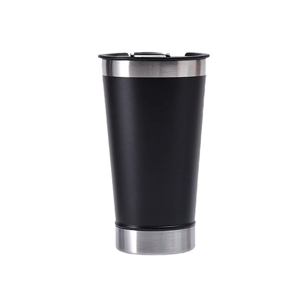 Stainless Steel Beer Mug With Built In Bottle Opener - Stainless Steel Beer Mug With Built In Bottle Opener - Image 2 of 8