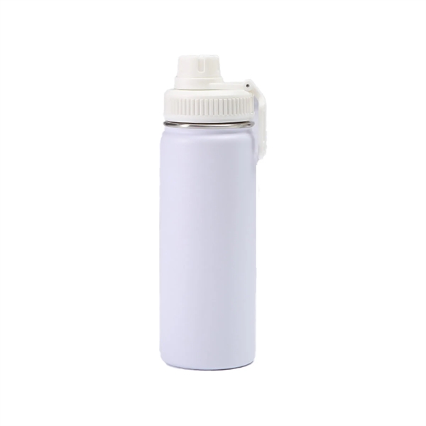 Stainless Steel Outdoor Large Capacity Sport Bottle & Handle - Stainless Steel Outdoor Large Capacity Sport Bottle & Handle - Image 4 of 6