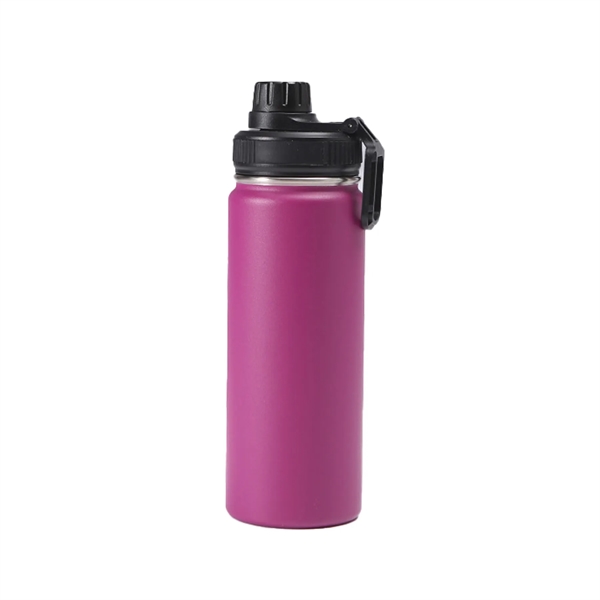 Stainless Steel Outdoor Large Capacity Sport Bottle & Handle - Stainless Steel Outdoor Large Capacity Sport Bottle & Handle - Image 3 of 6
