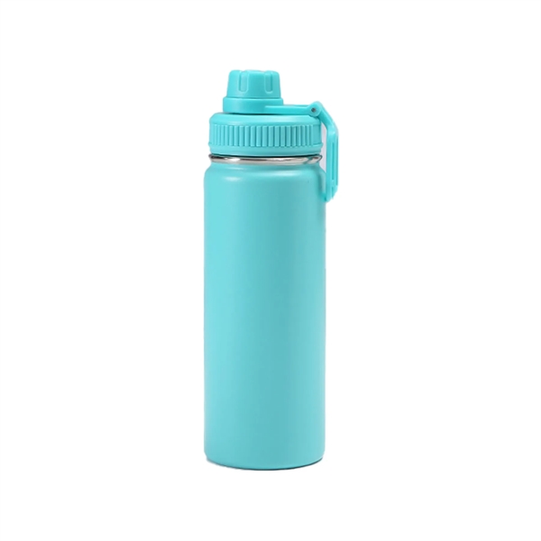 Stainless Steel Outdoor Large Capacity Sport Bottle & Handle - Stainless Steel Outdoor Large Capacity Sport Bottle & Handle - Image 1 of 6
