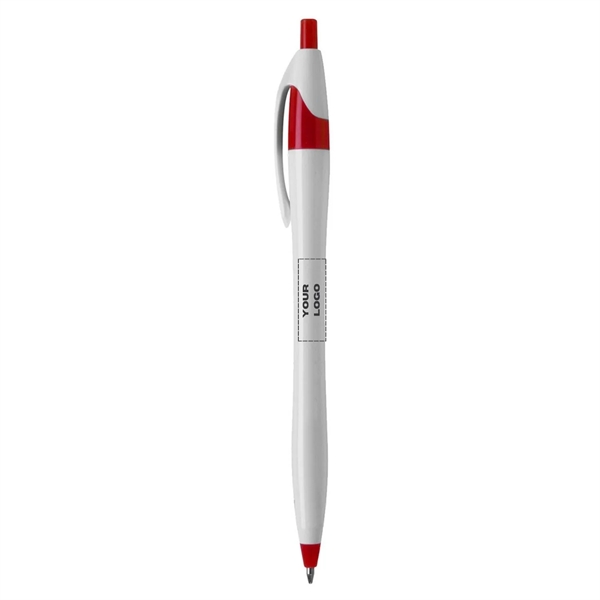 White Corporate Click Dart Pen - White Corporate Click Dart Pen - Image 0 of 6