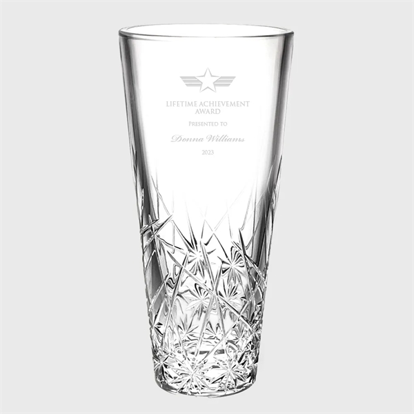 Crystalite Magique Vase - Hand Cut