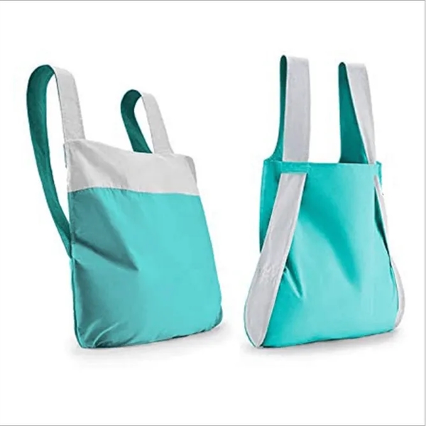 Convertible Tote Backpack With Adjustable Strap - Convertible Tote Backpack With Adjustable Strap - Image 21 of 22