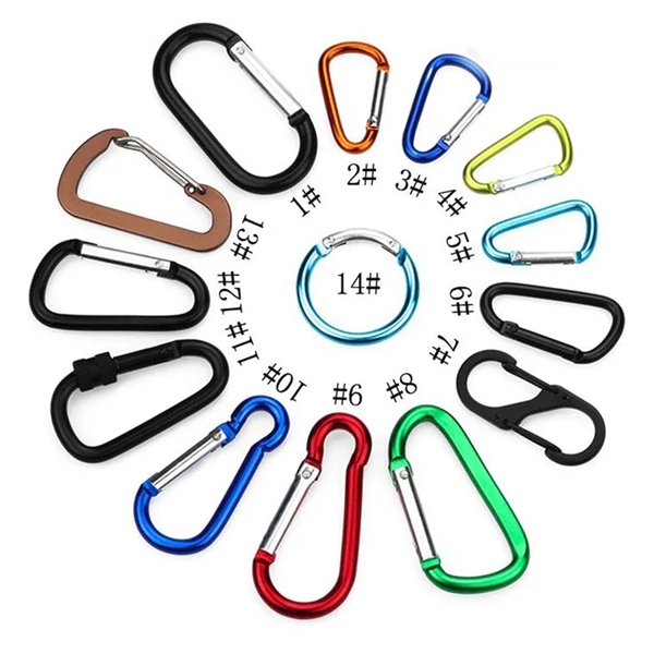 Carabiner Keychain with Polyester Strap - Carabiner Keychain with Polyester Strap - Image 7 of 9