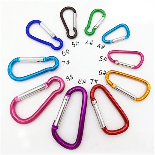 Carabiner Keychain with Polyester Strap - Carabiner Keychain with Polyester Strap - Image 3 of 9