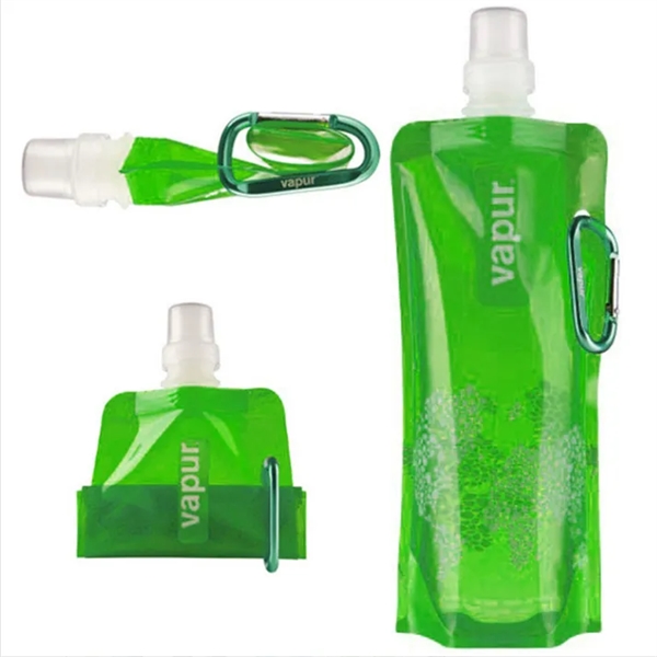 16 Oz. BPA-Free Foldable and Reusable Water Bottle ( 480ML ) - 16 Oz. BPA-Free Foldable and Reusable Water Bottle ( 480ML ) - Image 2 of 3