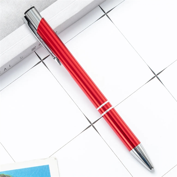 Retractable Aluminum Ballpoint Pen - Retractable Aluminum Ballpoint Pen - Image 2 of 8