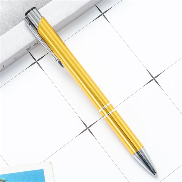 Retractable Aluminum Ballpoint Pen - Retractable Aluminum Ballpoint Pen - Image 3 of 8