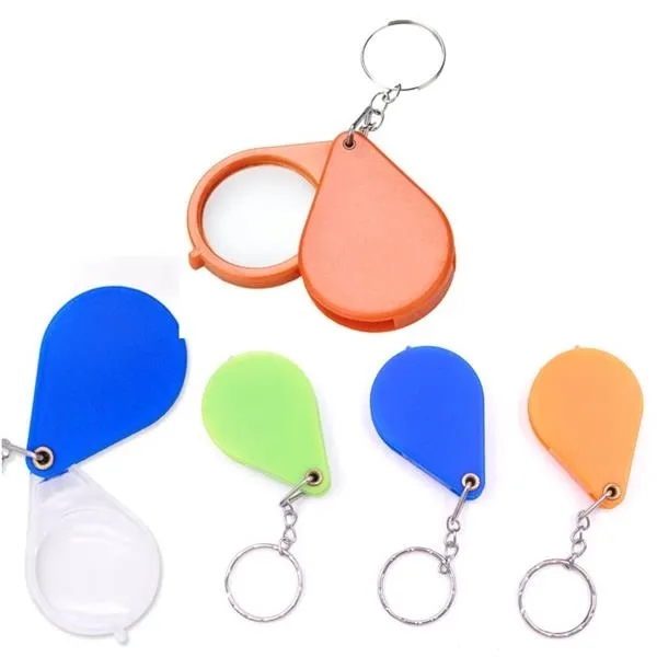 Foldable Magnifier with Keychain - Foldable Magnifier with Keychain - Image 3 of 4