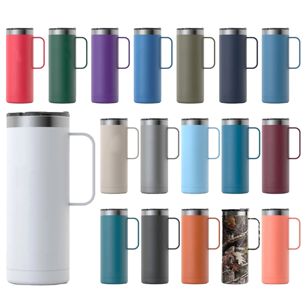 RTIC 20oz. Stainless Steel Travel Mugs - RTIC 20oz. Stainless Steel Travel Mugs - Image 1 of 37
