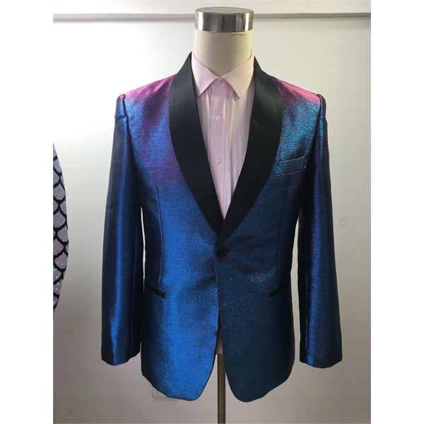Men's Tuxedo Suit Jacket - Men's Tuxedo Suit Jacket - Image 2 of 3