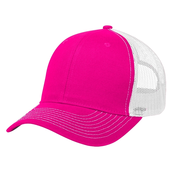 Cotton Twill Mesh Back Cap - Cotton Twill Mesh Back Cap - Image 35 of 48