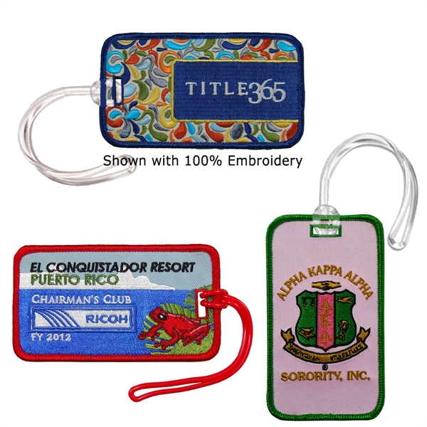 Embroidered Luggage Tags - Embroidered Luggage Tags - Image 3 of 3
