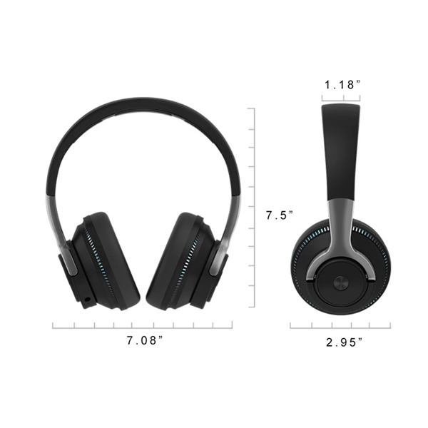 Headworn Bluetooth earphones with LED breathing light - Headworn Bluetooth earphones with LED breathing light - Image 1 of 4