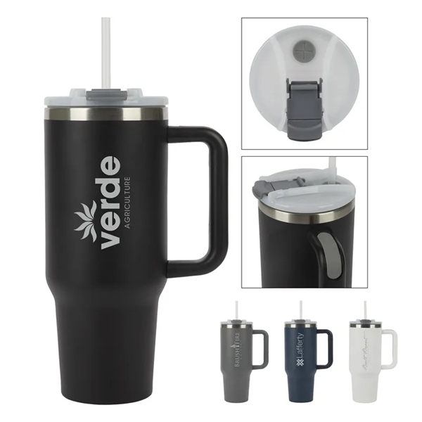 Acadia 40 oz. Double Wall, Stainless Steel Travel Mug - Acadia 40 oz. Double Wall, Stainless Steel Travel Mug - Image 0 of 4