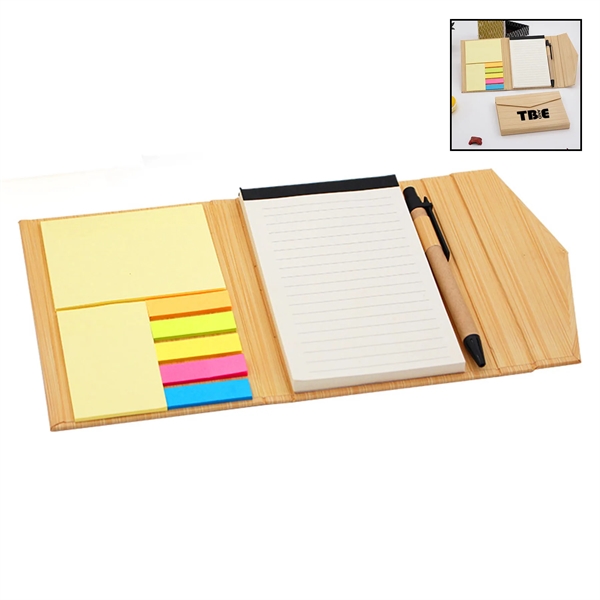 Eco Magnetic Notebook W/Sticky Notes And Flags & Pen - Eco Magnetic Notebook W/Sticky Notes And Flags & Pen - Image 0 of 0