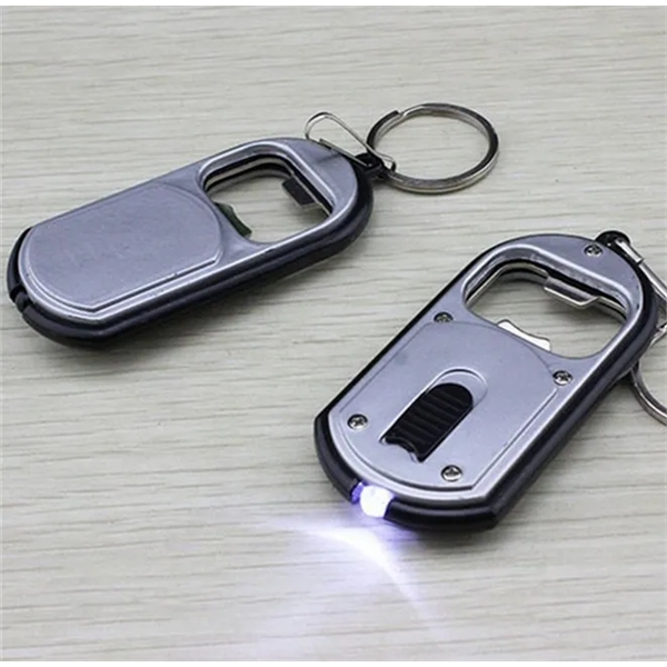 Bottle Opener Key Chain with LED Light - Bottle Opener Key Chain with LED Light - Image 2 of 5