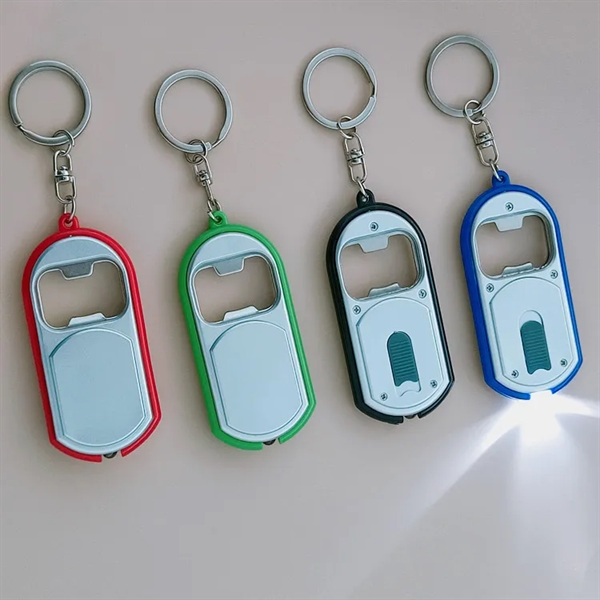 Bottle Opener Key Chain with LED Light - Bottle Opener Key Chain with LED Light - Image 3 of 5
