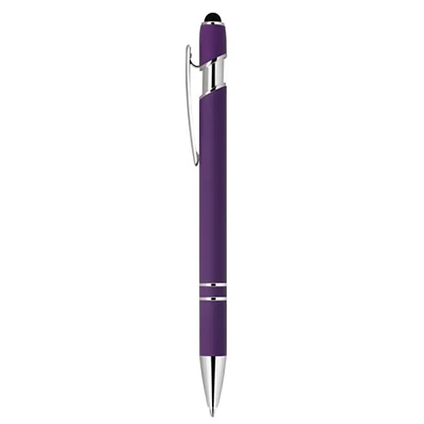 Stylus-4561 Soft Touch Aluminum Ballpoint Pen - Stylus-4561 Soft Touch Aluminum Ballpoint Pen - Image 2 of 6