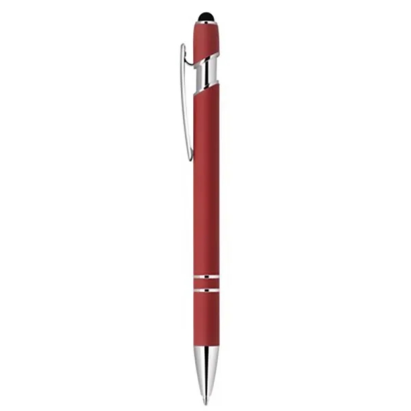 Stylus-4561 Soft Touch Aluminum Ballpoint Pen - Stylus-4561 Soft Touch Aluminum Ballpoint Pen - Image 3 of 6