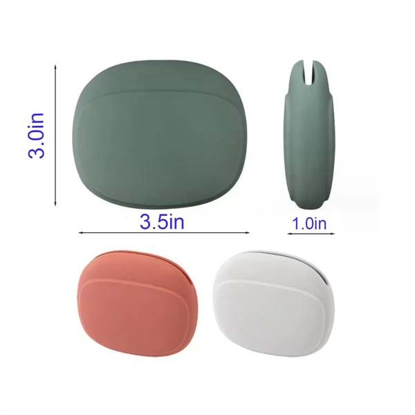 Mini Portable Silicone Headphone Cable Storage Box - Mini Portable Silicone Headphone Cable Storage Box - Image 1 of 1