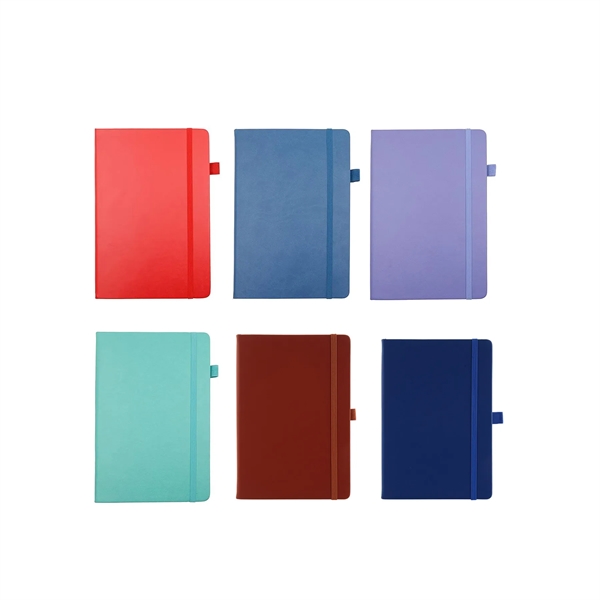 PU Lined Journal Notebooks with Pen Loop - PU Lined Journal Notebooks with Pen Loop - Image 0 of 1