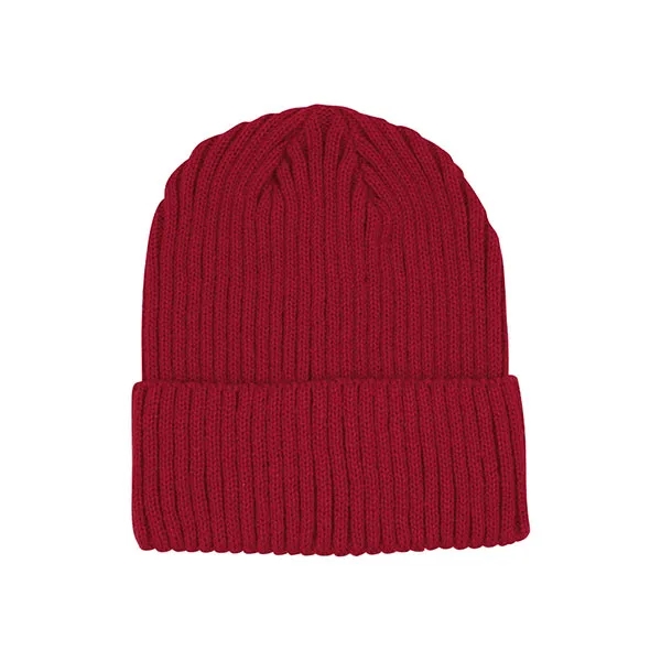 Rib Knit Cuff Beanie - Rib Knit Cuff Beanie - Image 8 of 11