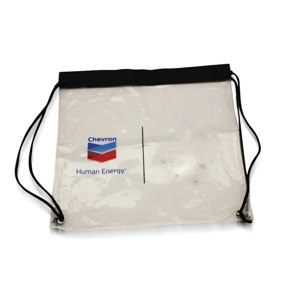 Clear PVC Drawstring Bag - Clear PVC Drawstring Bag - Image 0 of 0