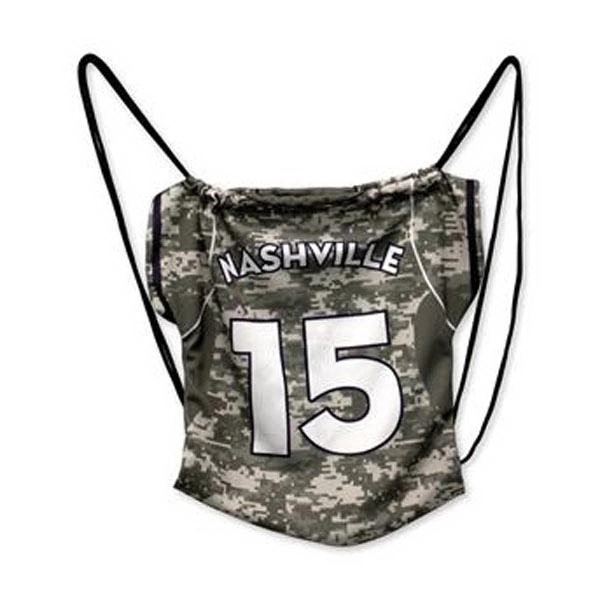 Jersey Mesh Drawstring Backpack - Jersey Mesh Drawstring Backpack - Image 0 of 0