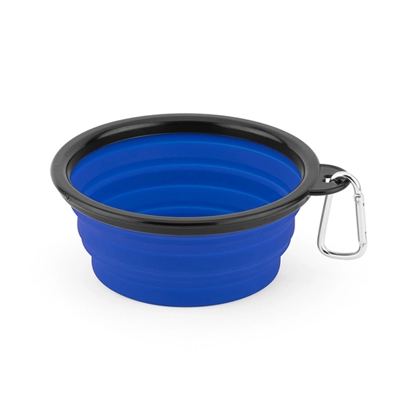 Collapsible Silicone Pet Bowl w/Carabiner | Plum Grove