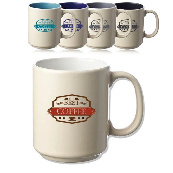 13 oz. Santos Matte Two Tone Coffee Mug - 13 oz. Santos Matte Two Tone Coffee Mug - Image 0 of 9