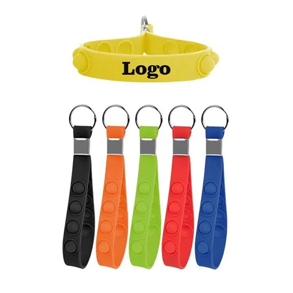 Pop Bracelet Fidget Keychain - Pop Bracelet Fidget Keychain - Image 0 of 2