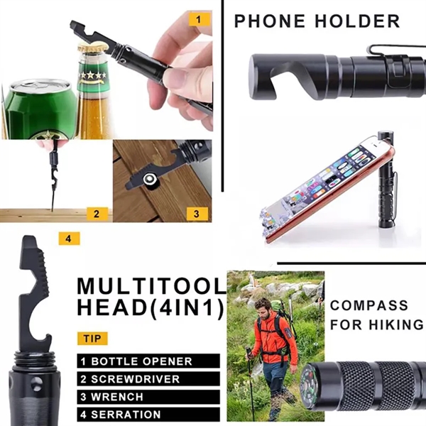 11-in-1 Multifunctional Tactical Pen - 11-in-1 Multifunctional Tactical Pen - Image 3 of 5
