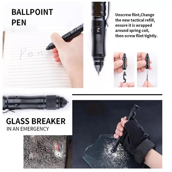 11-in-1 Multifunctional Tactical Pen - 11-in-1 Multifunctional Tactical Pen - Image 4 of 5